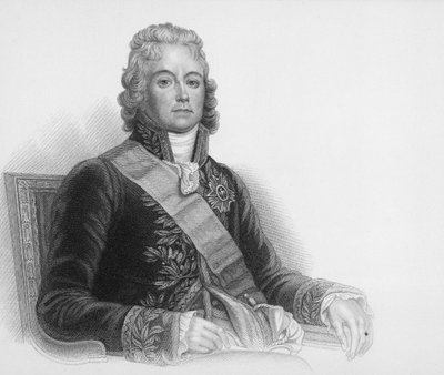 Ritratto di Charles-Maurice de Talleyrand-Perigord, Principe di Benevento (1754-1838) da English School